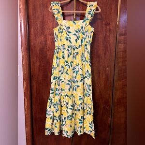 Brand New Draper James lemon print dress!
